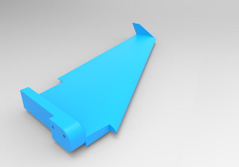 Quarter-scale SolidWorks model for wind tunnel